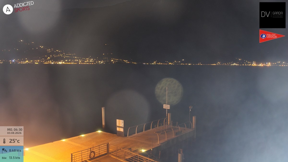 Archiv Foto Webcam Gardasee Campione del Garda