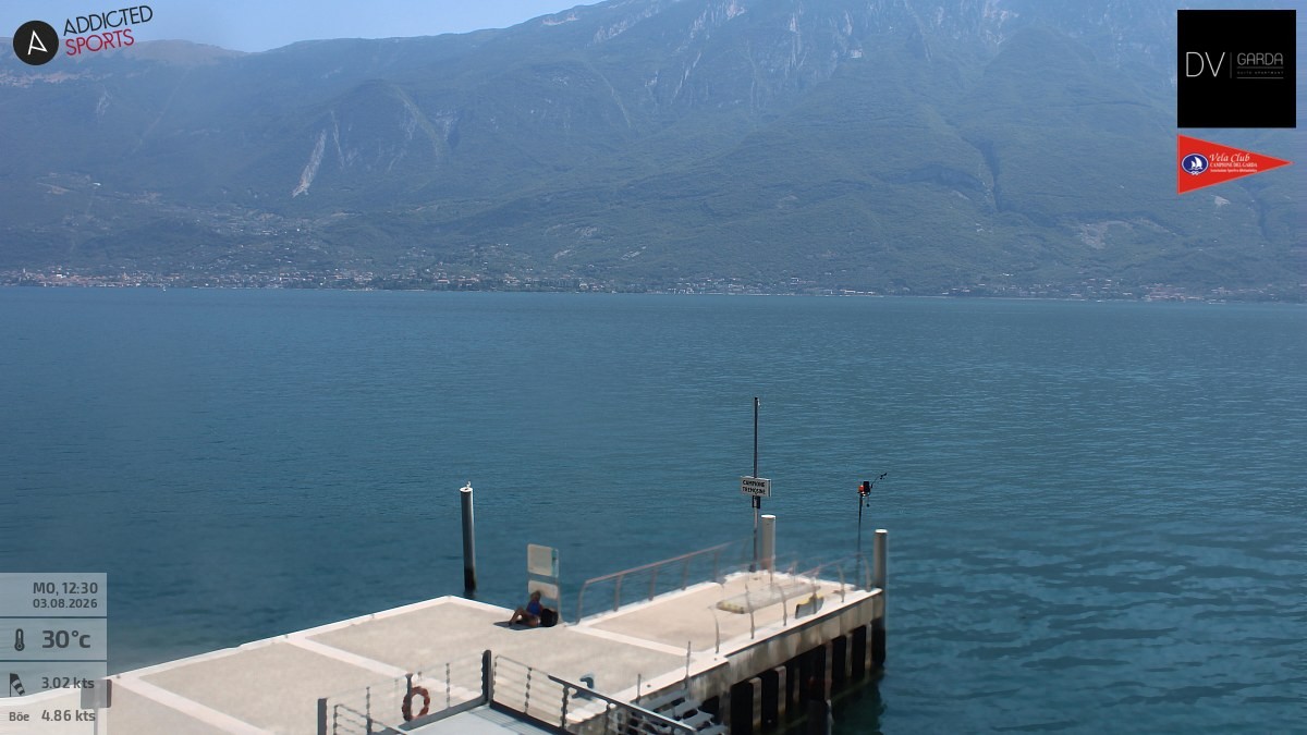 Archiv Foto Webcam Gardasee Campione del Garda