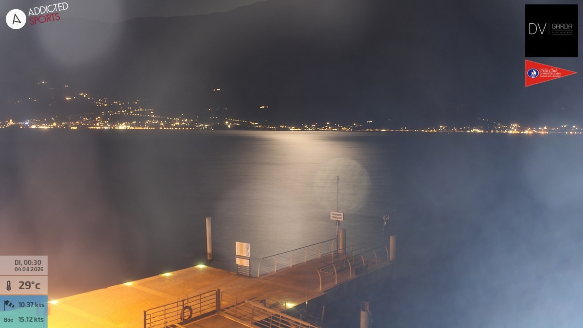 Archiv Foto Webcam Gardasee Campione del Garda