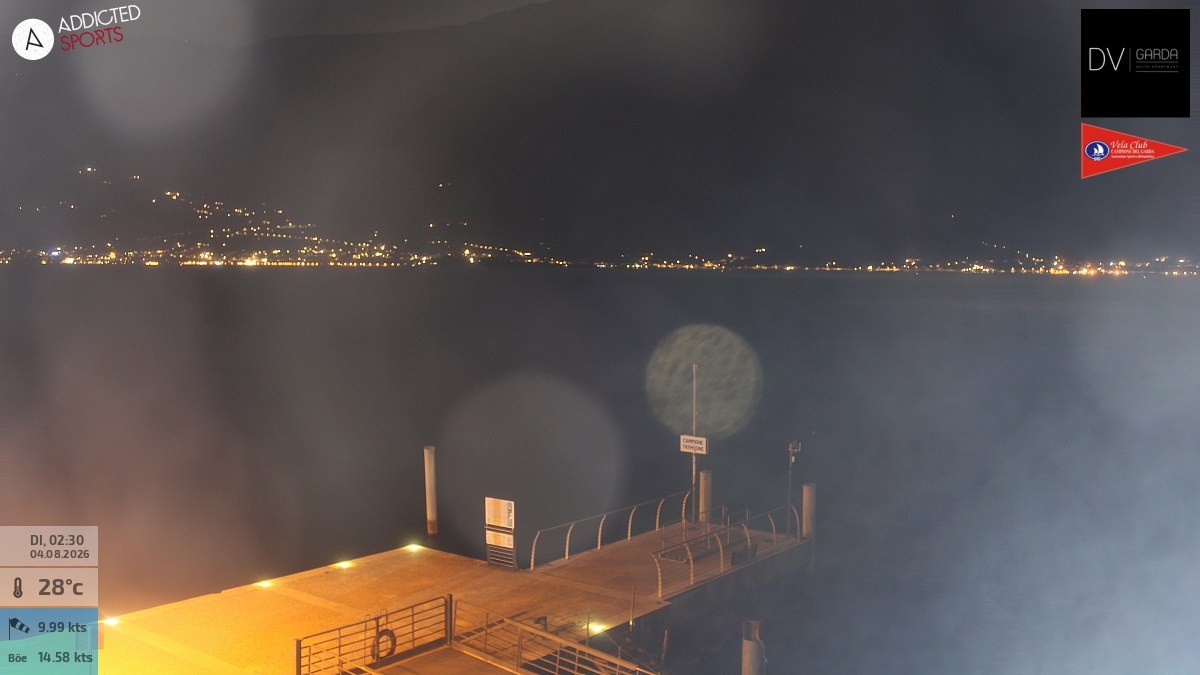 Archiv Foto Webcam Gardasee Campione del Garda