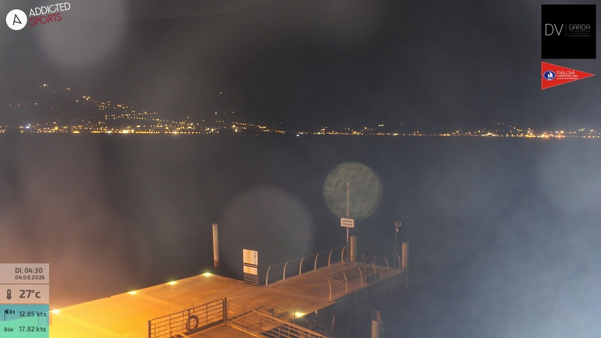 Archiv Foto Webcam Gardasee Campione del Garda