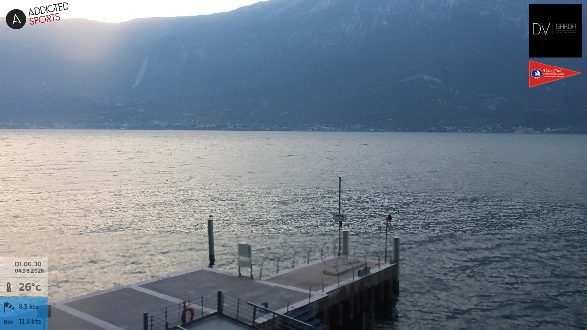 Archiv Foto Webcam Gardasee Campione del Garda
