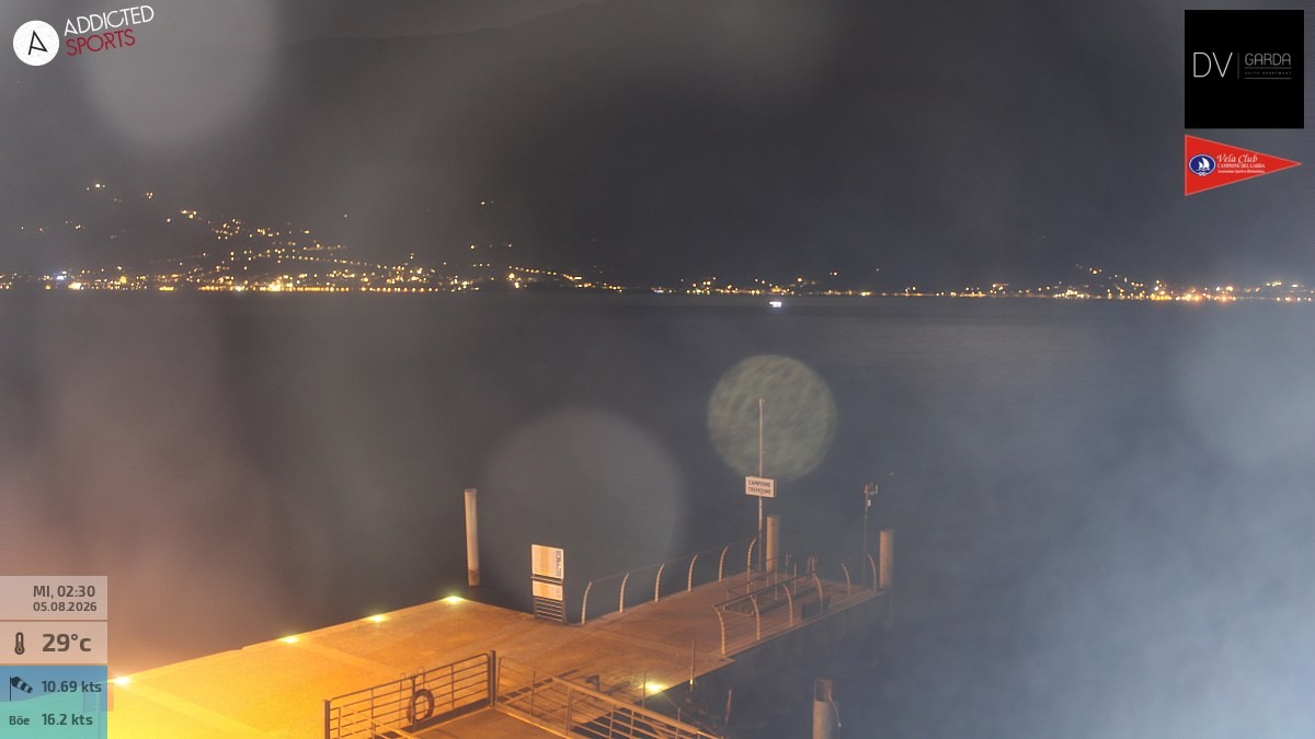 Archiv Foto Webcam Gardasee Campione del Garda