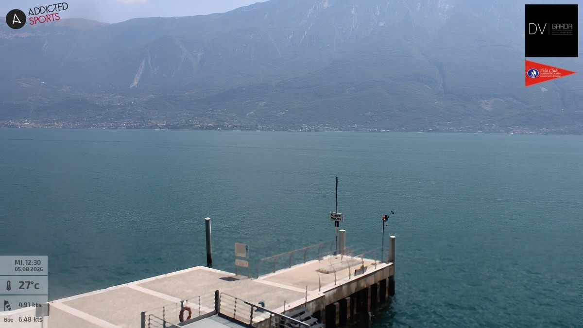 Archiv Foto Webcam Gardasee Campione del Garda