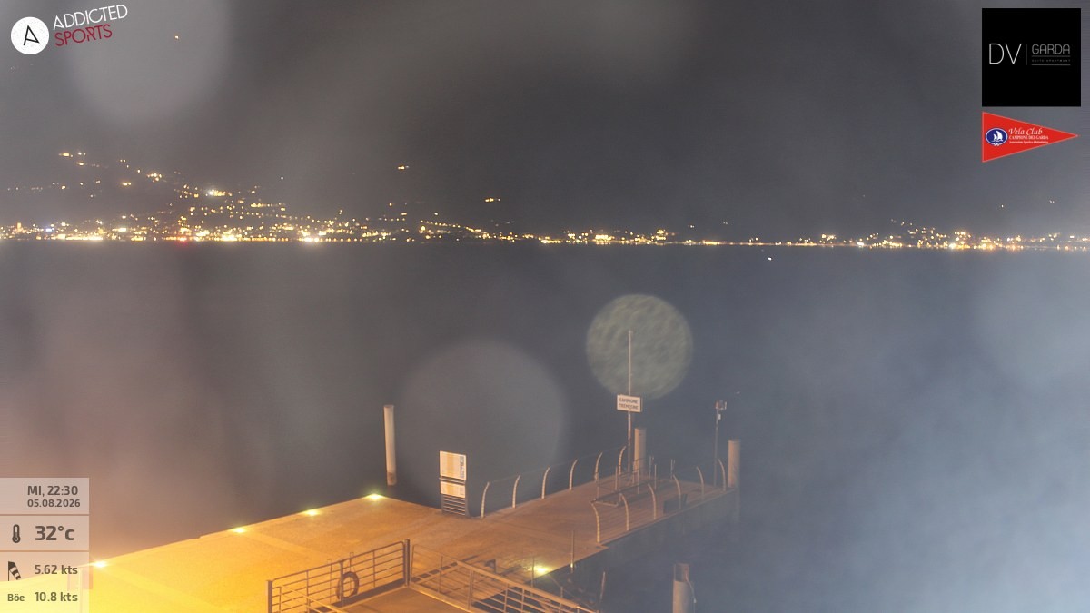 Archiv Foto Webcam Gardasee Campione del Garda