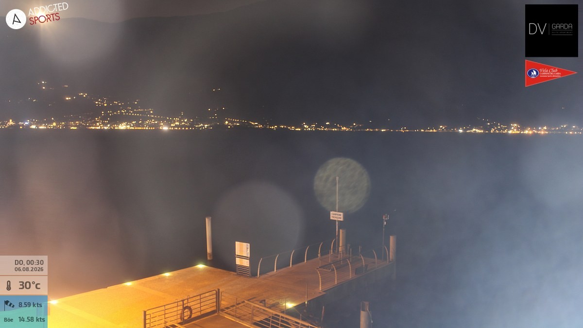 Archived image Webcam Campione del Garda - Lake Garda