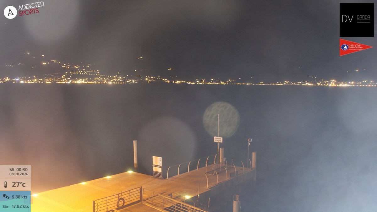 Archiv Foto Webcam Gardasee Campione del Garda