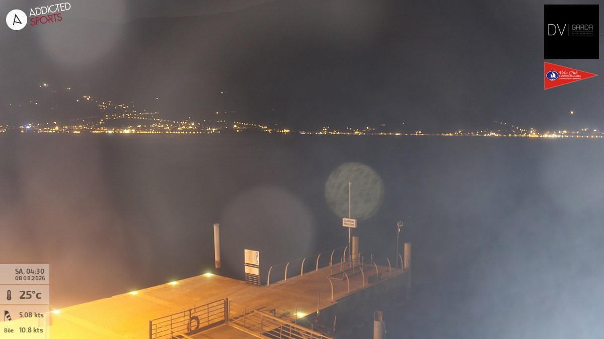 Archiv Foto Webcam Gardasee Campione del Garda