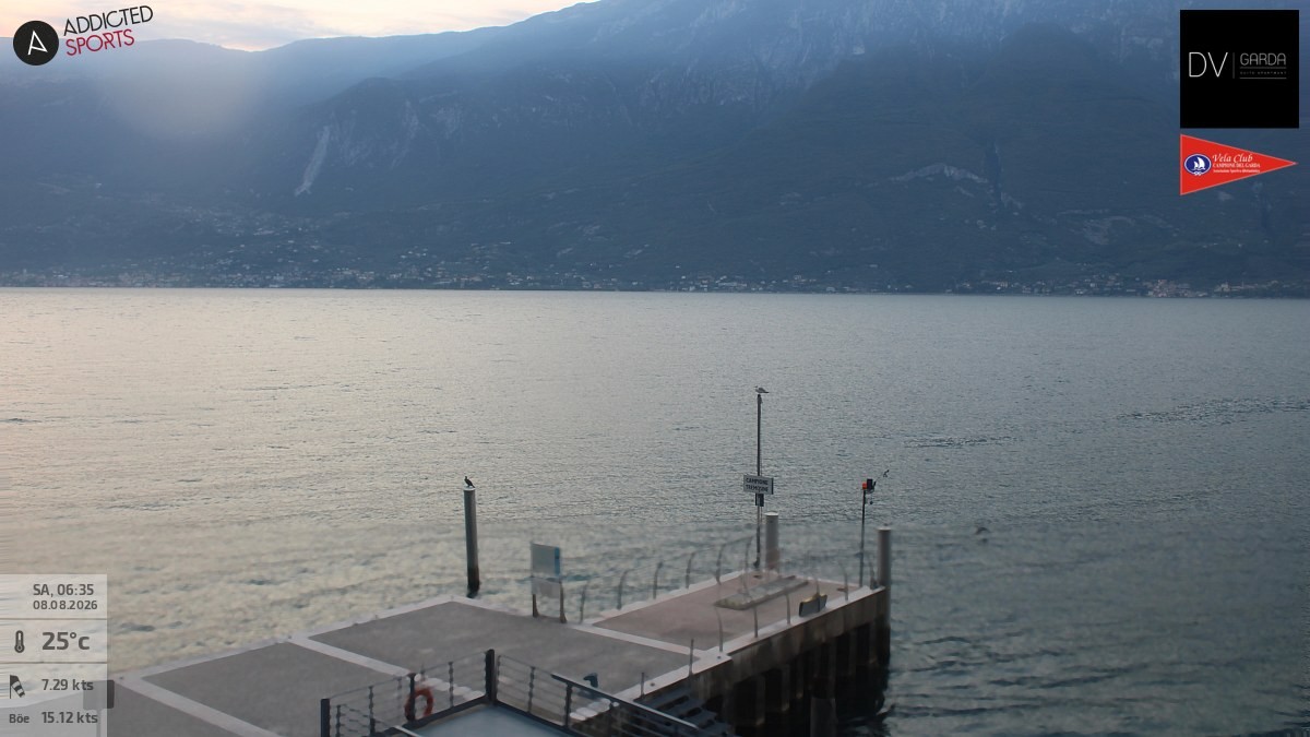 Archiv Foto Webcam Gardasee Campione del Garda