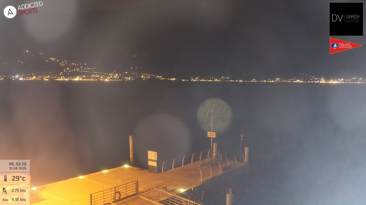 Archiv Foto Webcam Gardasee Campione del Garda