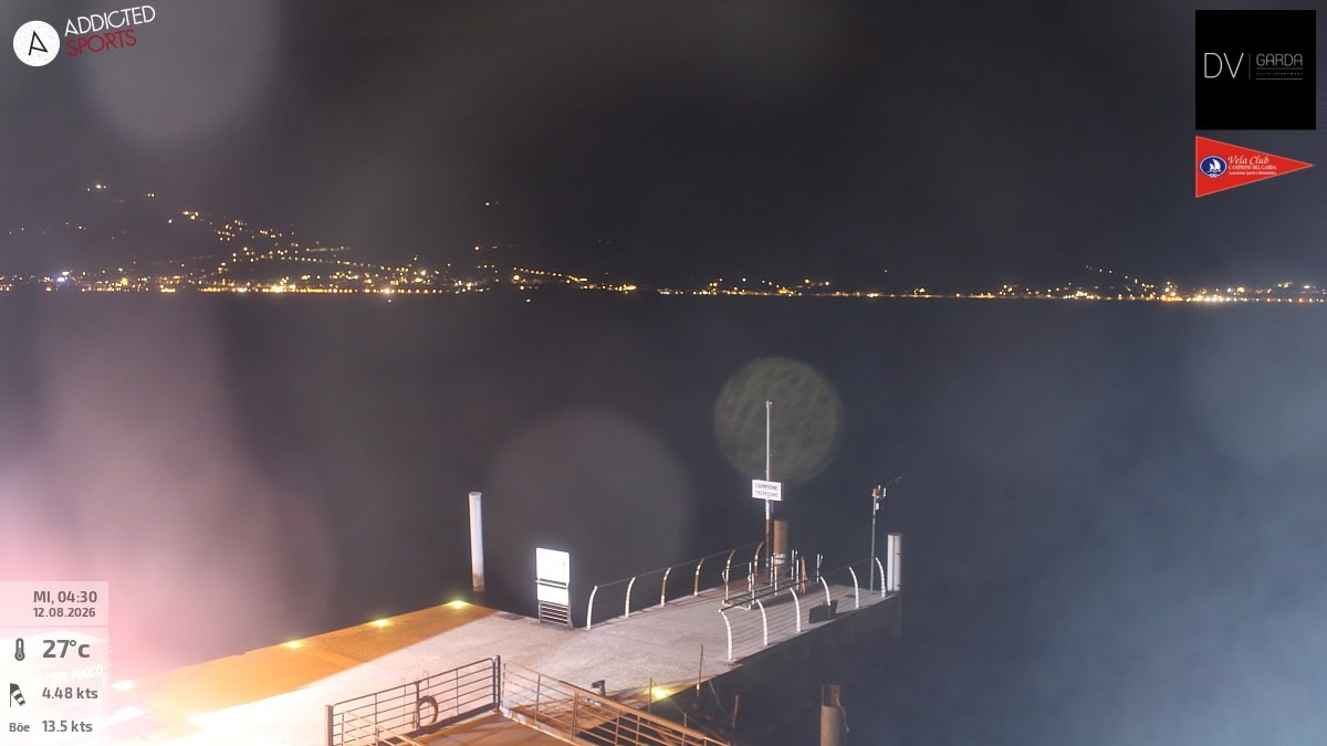 Archiv Foto Webcam Gardasee Campione del Garda