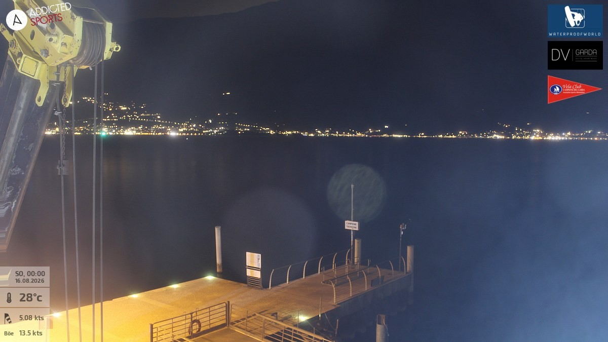 Archiv Foto Webcam Gardasee Campione del Garda