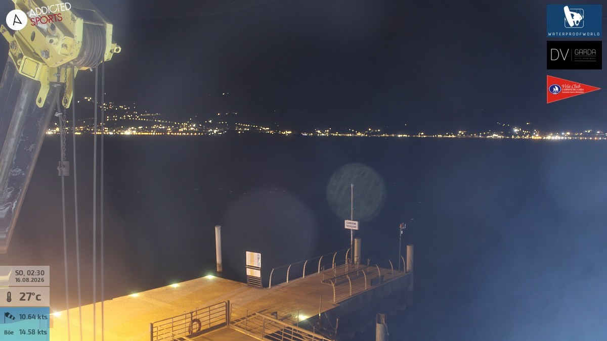 Archiv Foto Webcam Gardasee Campione del Garda