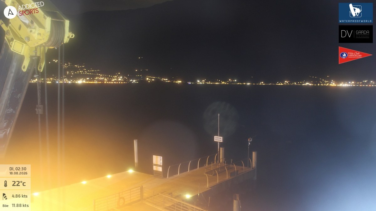 Archived image Webcam Campione del Garda - Lake Garda