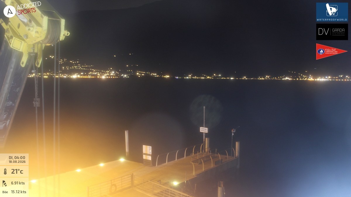 Archived image Webcam Campione del Garda - Lake Garda