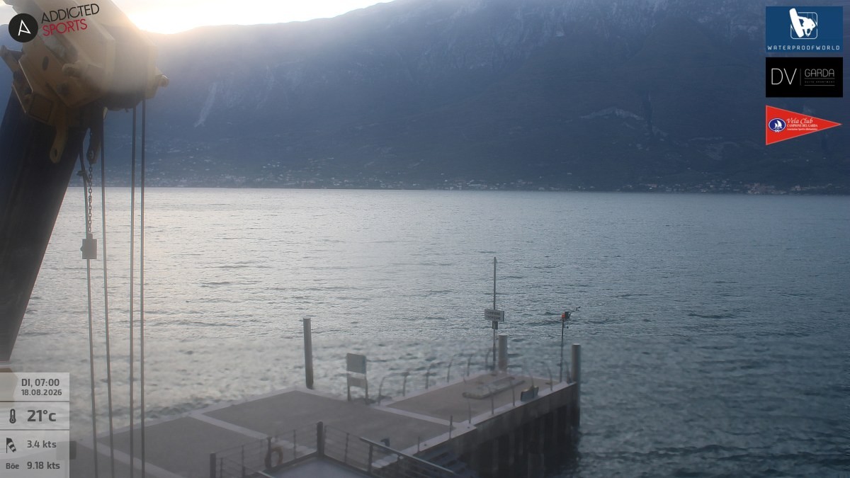 Archived image Webcam Campione del Garda - Lake Garda