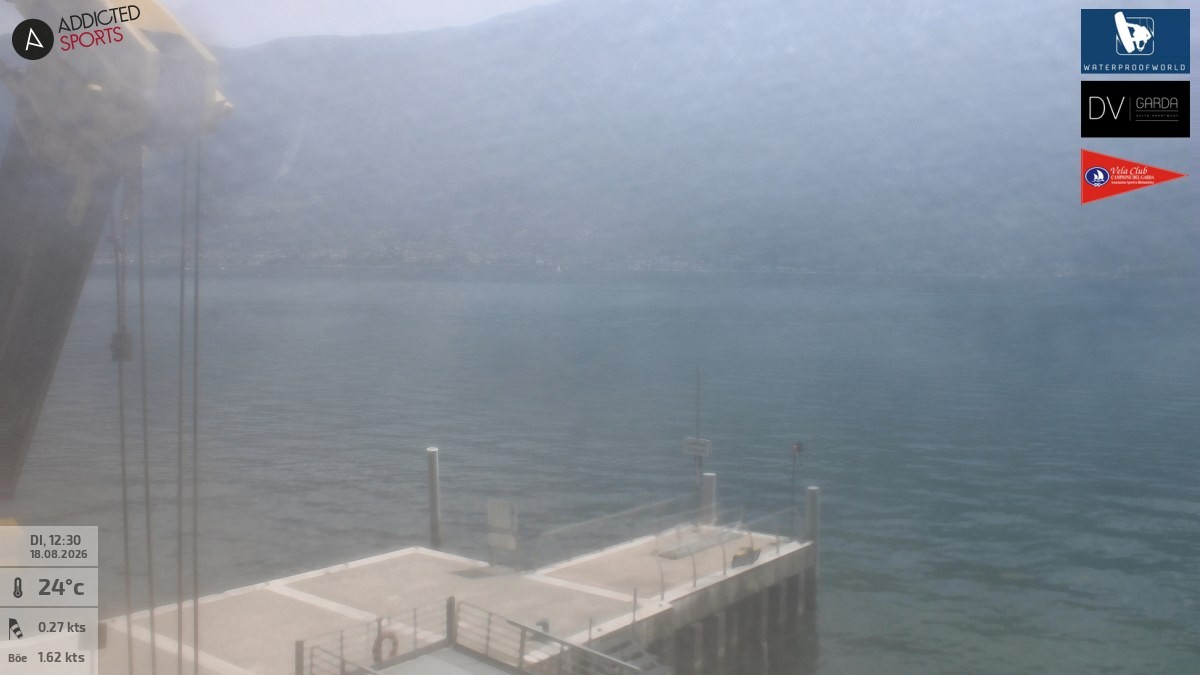 Archived image Webcam Campione del Garda - Lake Garda