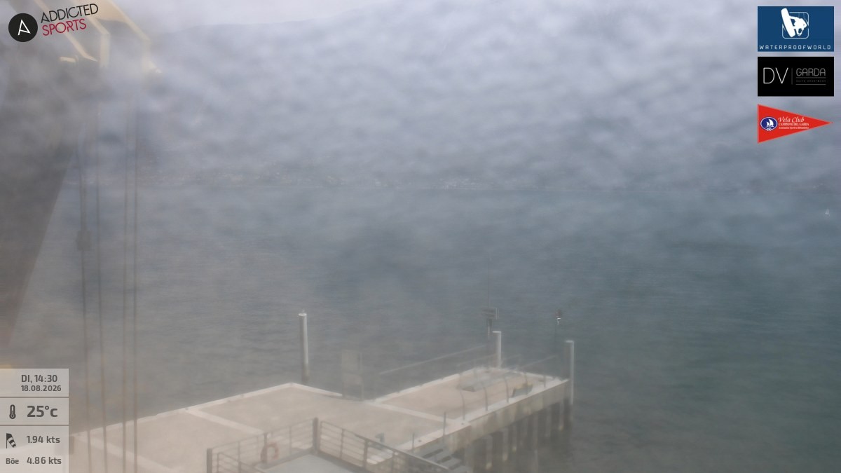 Archived image Webcam Campione del Garda - Lake Garda