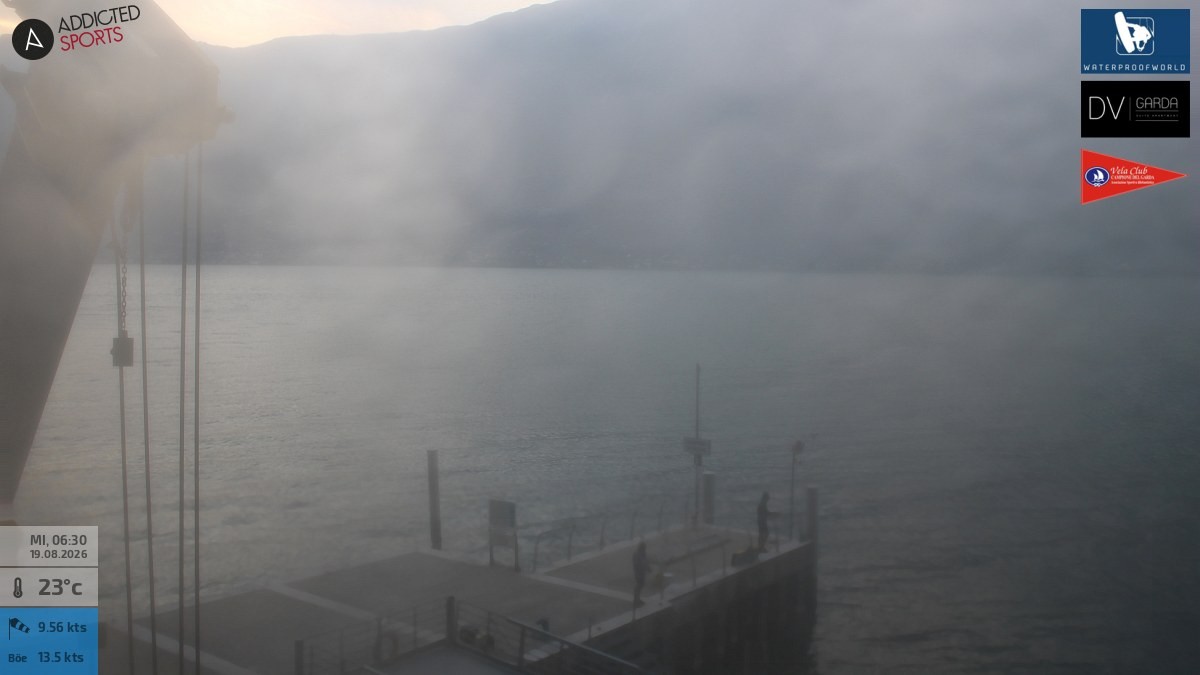 Archived image Webcam Campione del Garda - Lake Garda