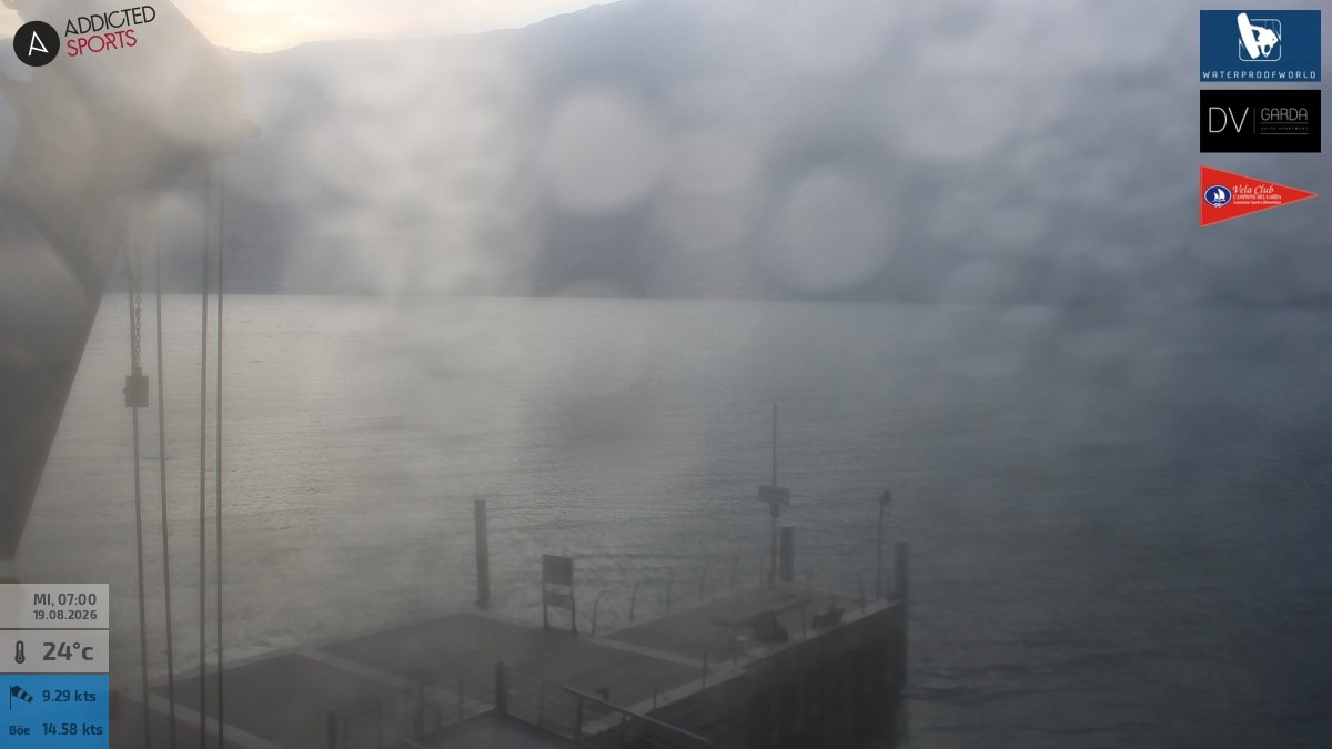 Archived image Webcam Campione del Garda - Lake Garda