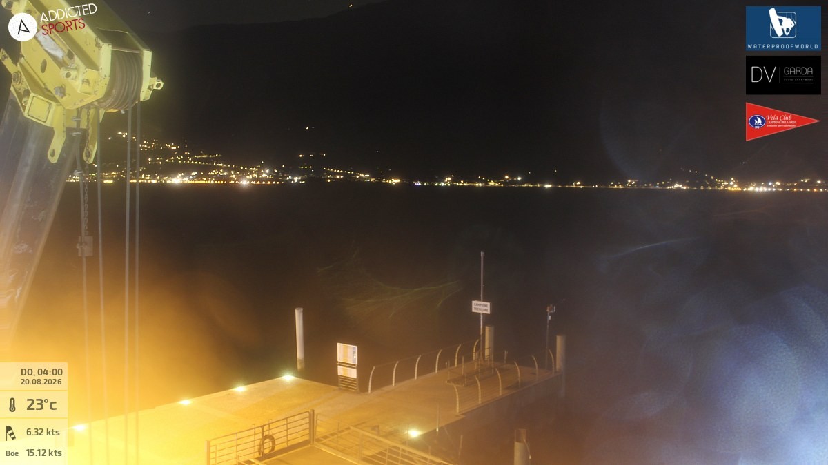 Archiv Foto Webcam Gardasee Campione del Garda