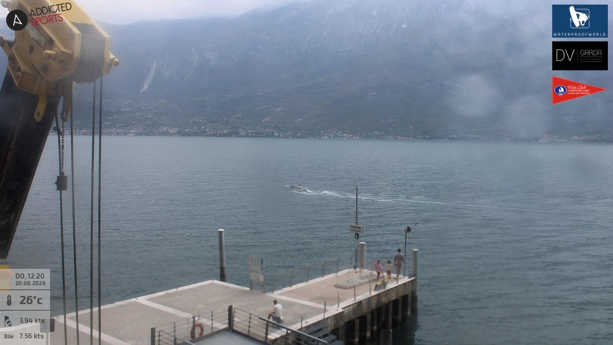 Archiv Foto Webcam Gardasee Campione del Garda