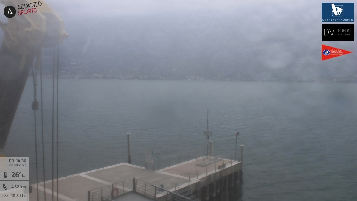 Archiv Foto Webcam Gardasee Campione del Garda