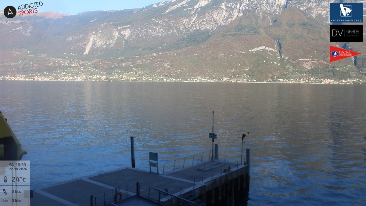 Archiv Foto Webcam Gardasee Campione del Garda