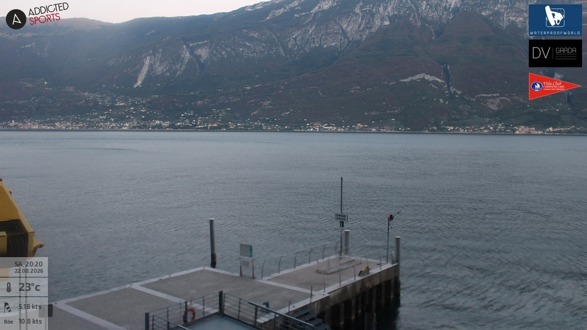 Archiv Foto Webcam Gardasee Campione del Garda