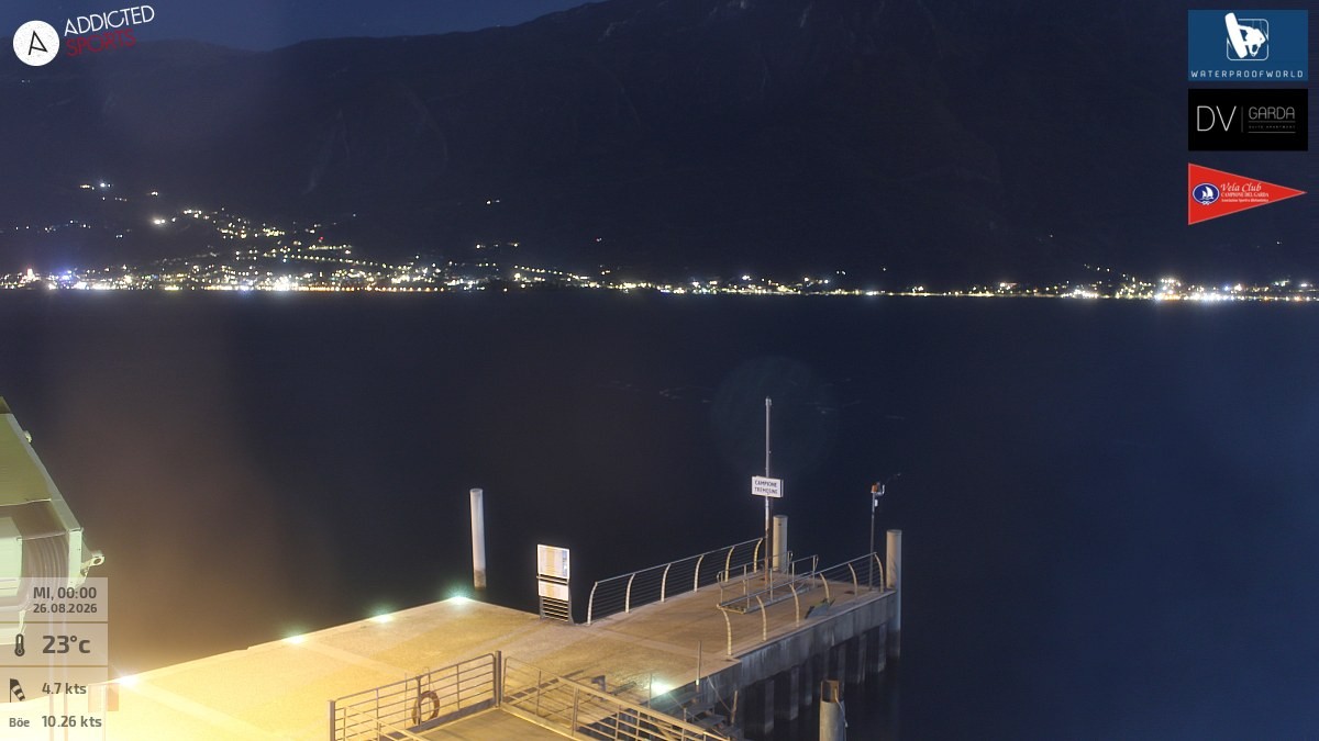 Archived image Webcam Campione del Garda - Lake Garda