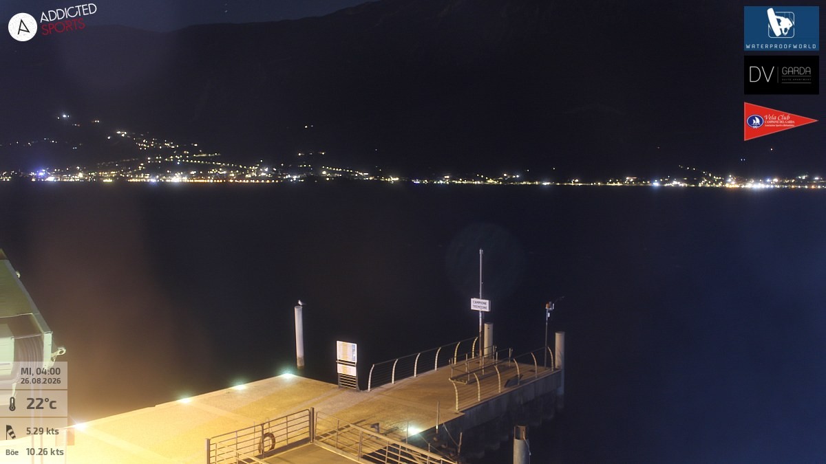 Archived image Webcam Campione del Garda - Lake Garda