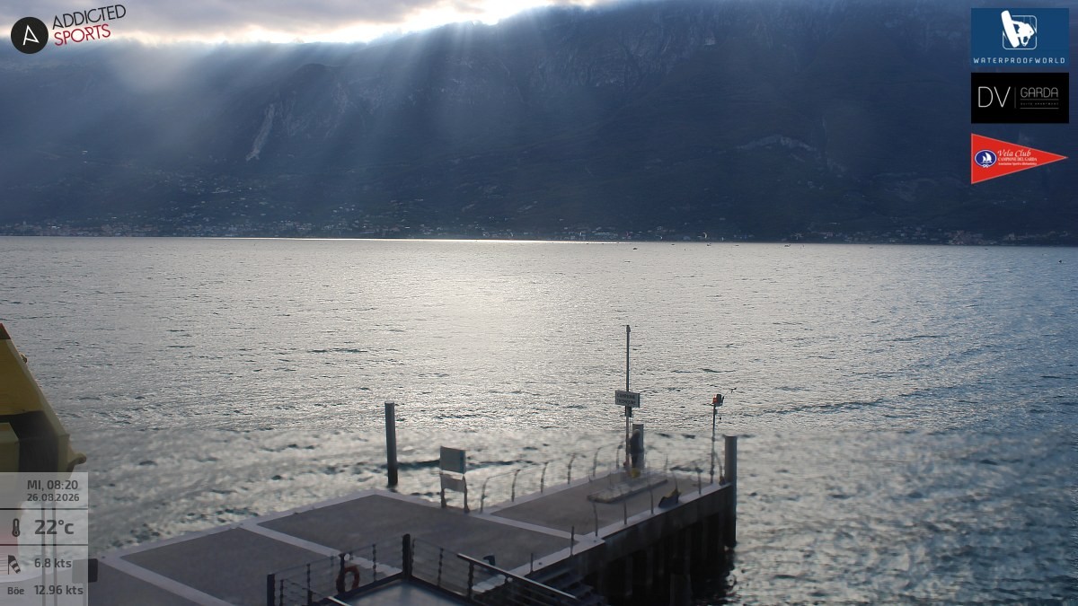 Archived image Webcam Campione del Garda - Lake Garda