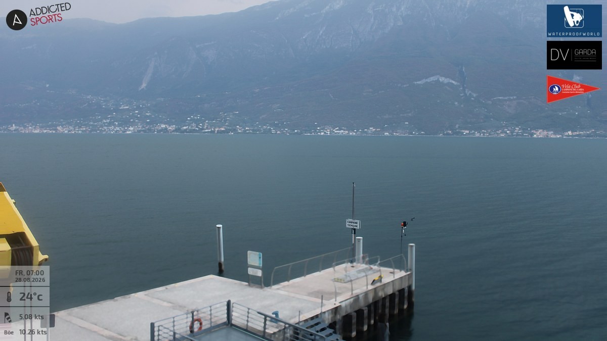 Archiv Foto Webcam Gardasee Campione del Garda