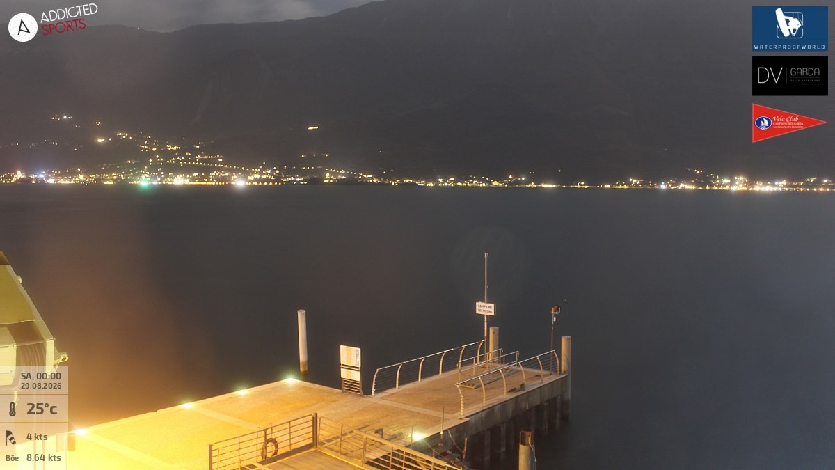 Archived image Webcam Campione del Garda - Lake Garda