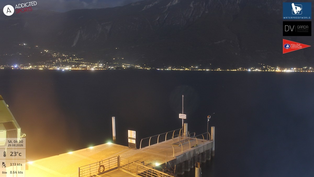 Archived image Webcam Campione del Garda - Lake Garda