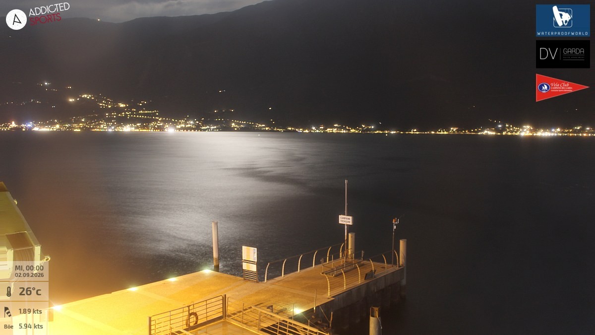 Archiv Foto Webcam Gardasee Campione del Garda