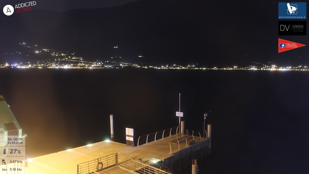 Archiv Foto Webcam Gardasee Campione del Garda
