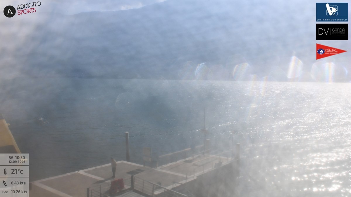 Archiv Foto Webcam Gardasee Campione del Garda
