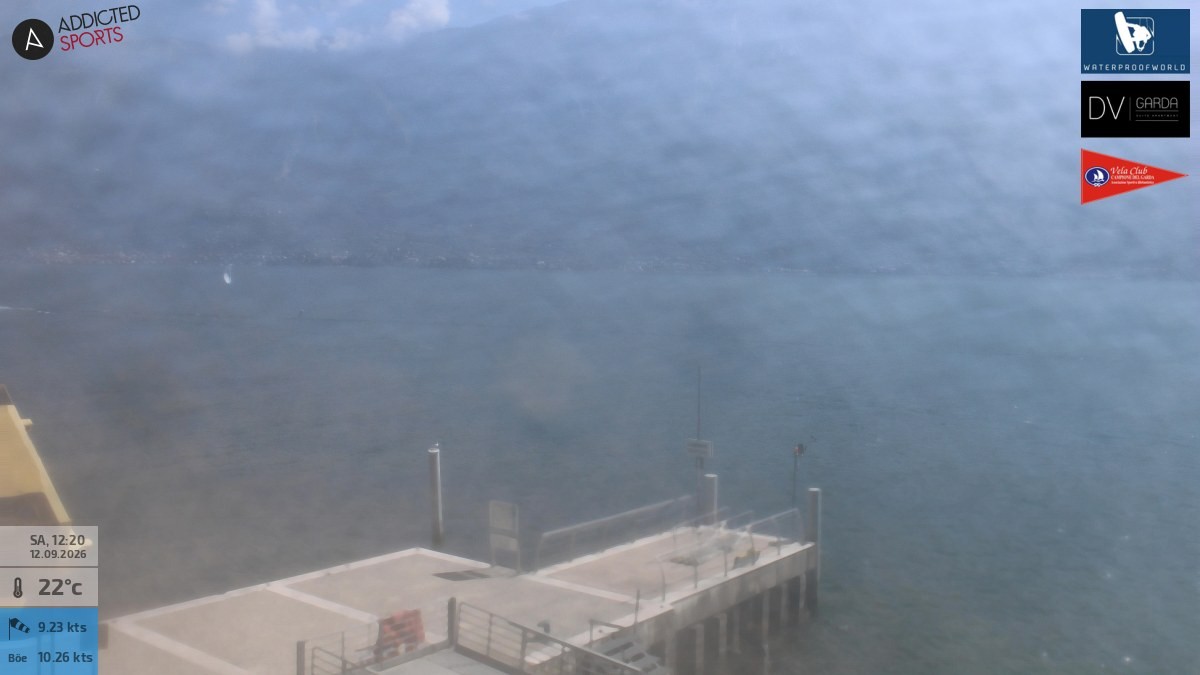 Archiv Foto Webcam Gardasee Campione del Garda