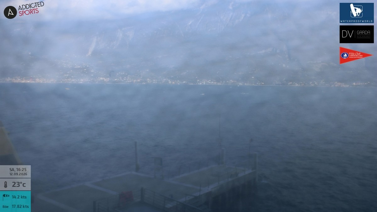 Archiv Foto Webcam Gardasee Campione del Garda