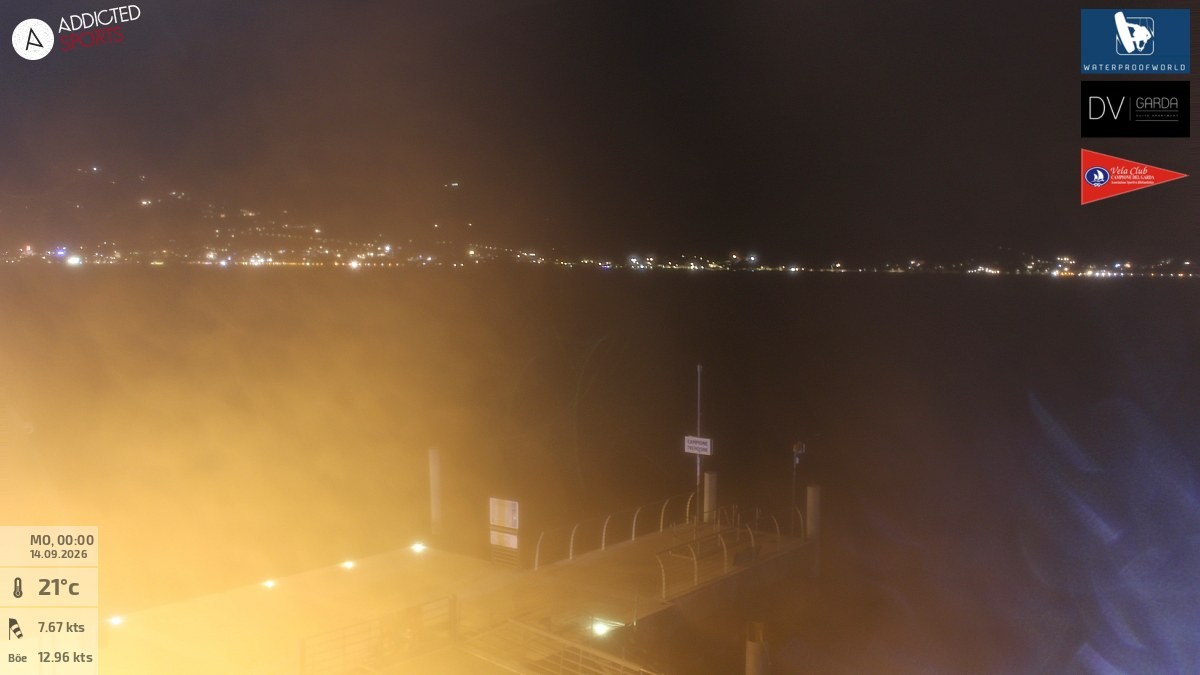 Archived image Webcam Campione del Garda - Lake Garda