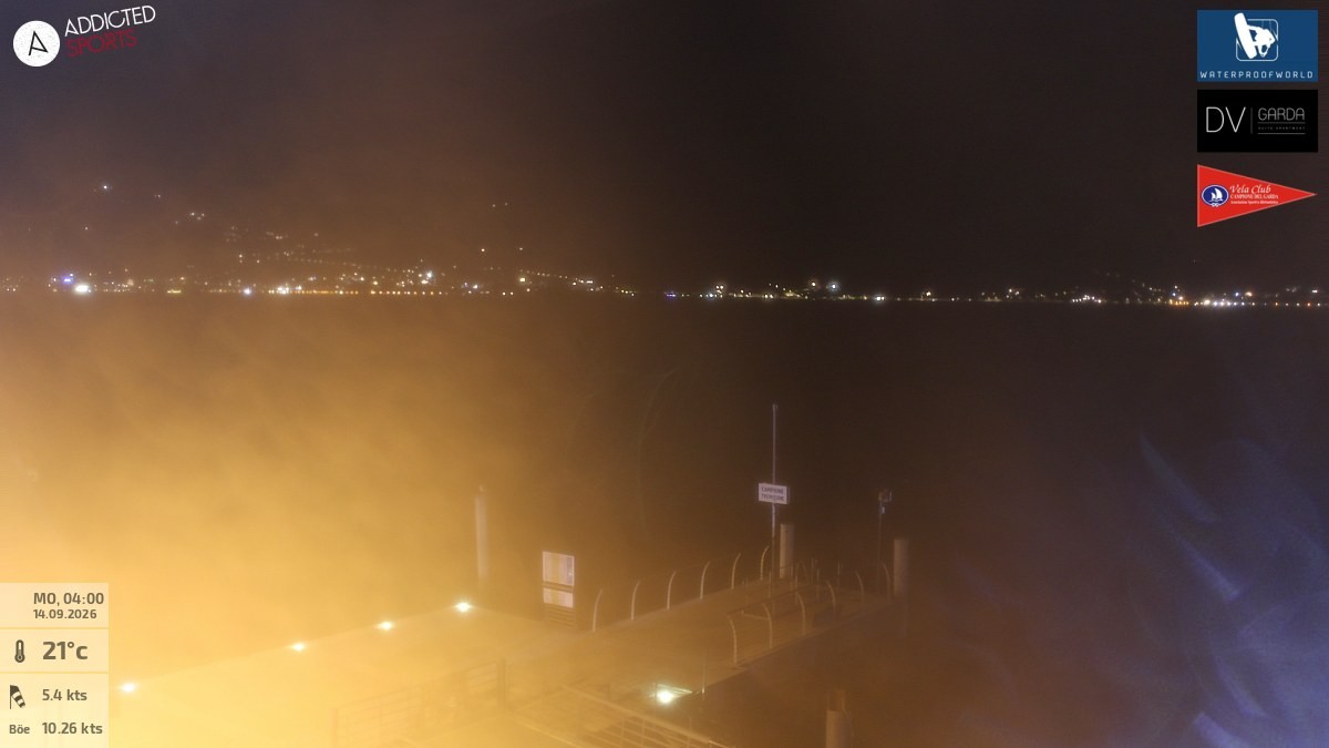 Archived image Webcam Campione del Garda - Lake Garda