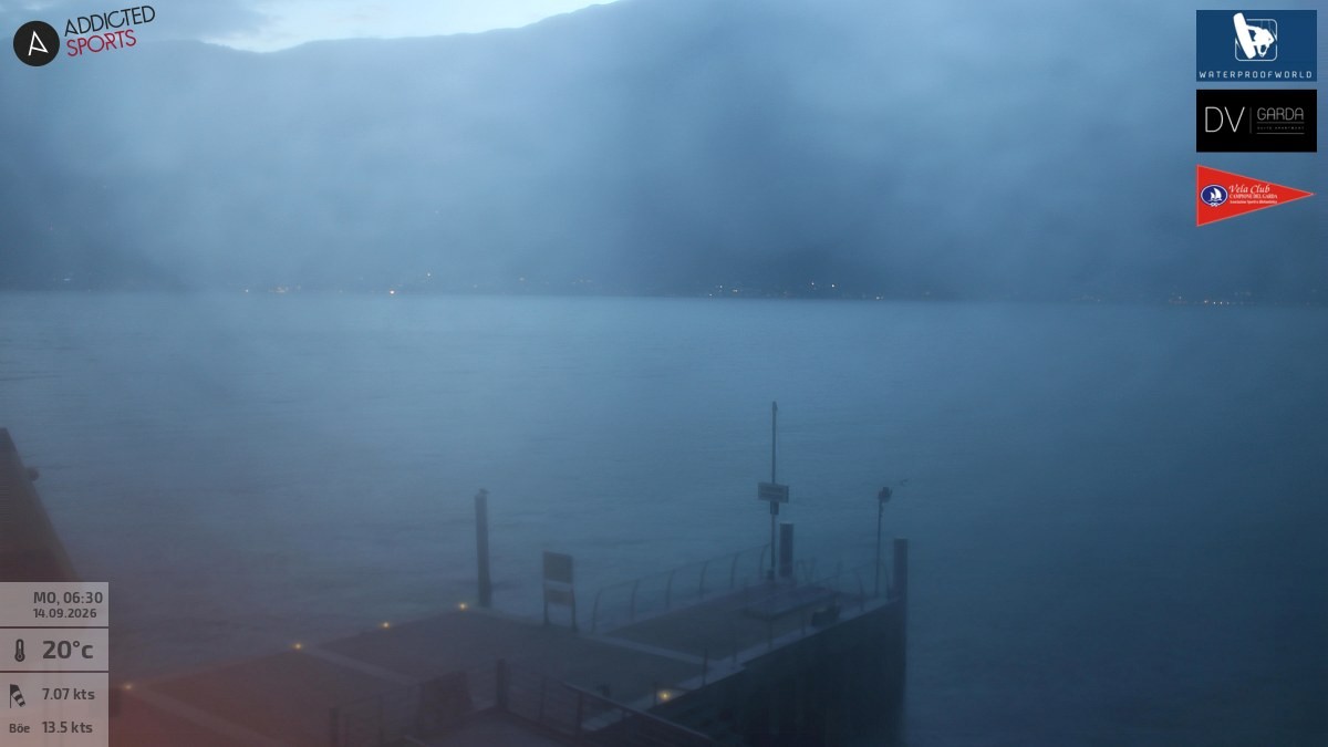 Archived image Webcam Campione del Garda - Lake Garda