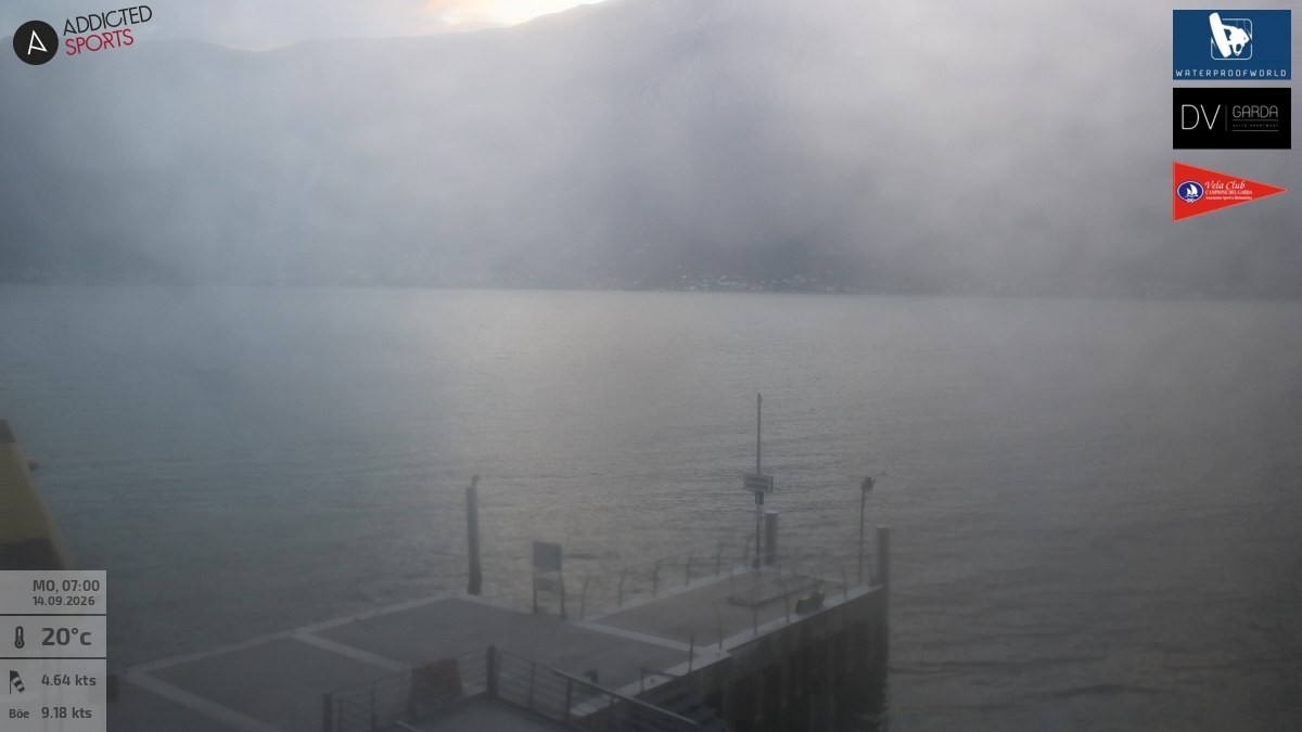 Archived image Webcam Campione del Garda - Lake Garda
