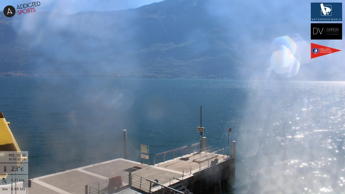 Archived image Webcam Campione del Garda - Lake Garda