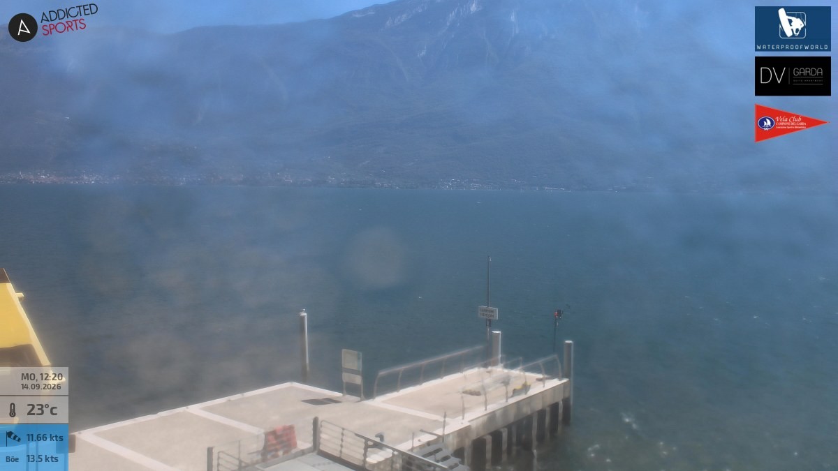 Archived image Webcam Campione del Garda - Lake Garda