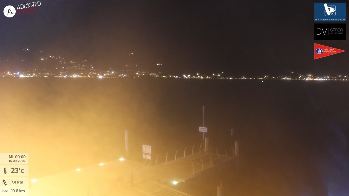 Archiv Foto Webcam Gardasee Campione del Garda