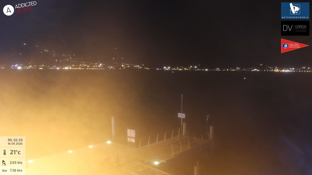 Archiv Foto Webcam Gardasee Campione del Garda