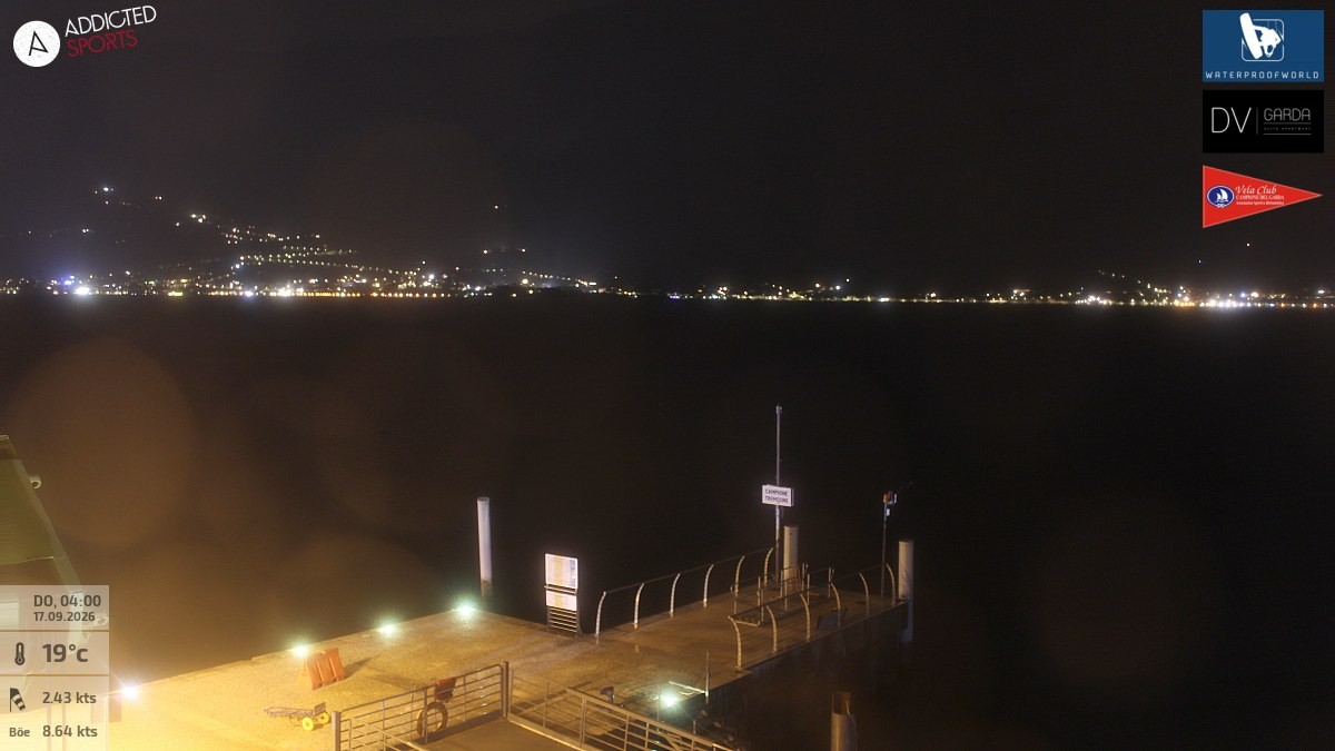 Archiv Foto Webcam Gardasee Campione del Garda