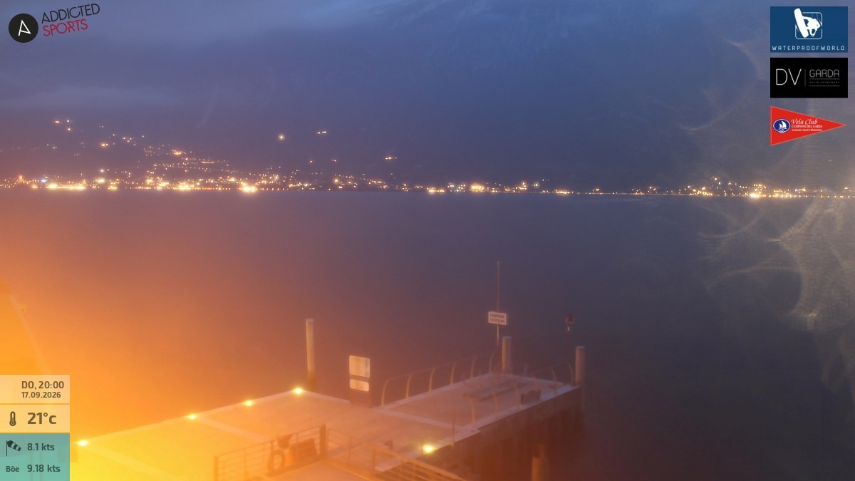 Archiv Foto Webcam Gardasee Campione del Garda